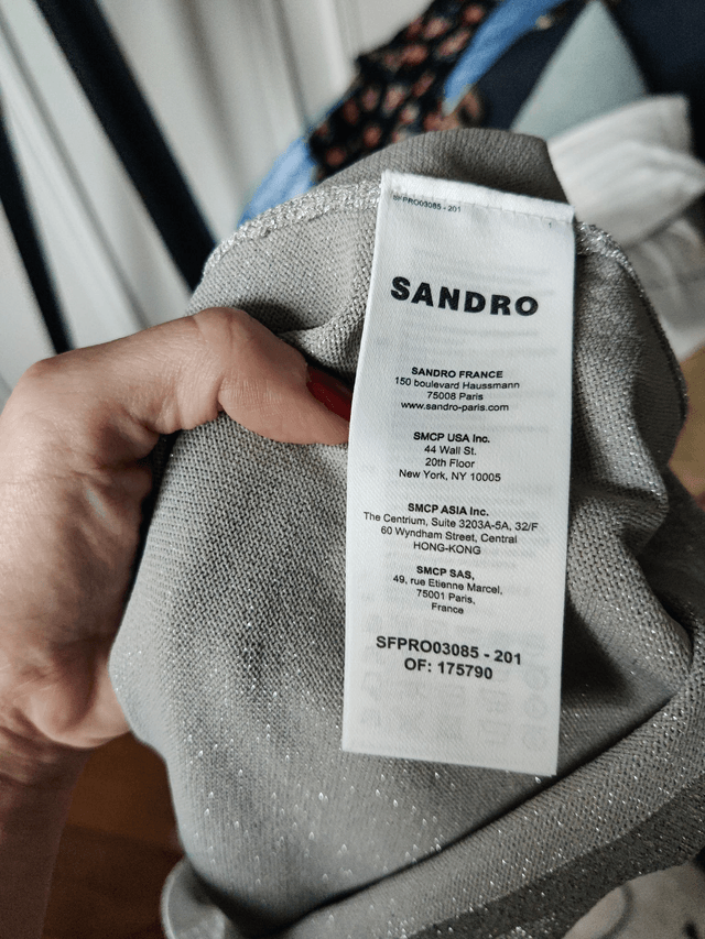 Robe sequins Sandro T36