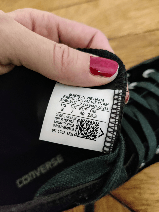 Converses édition limitée T40