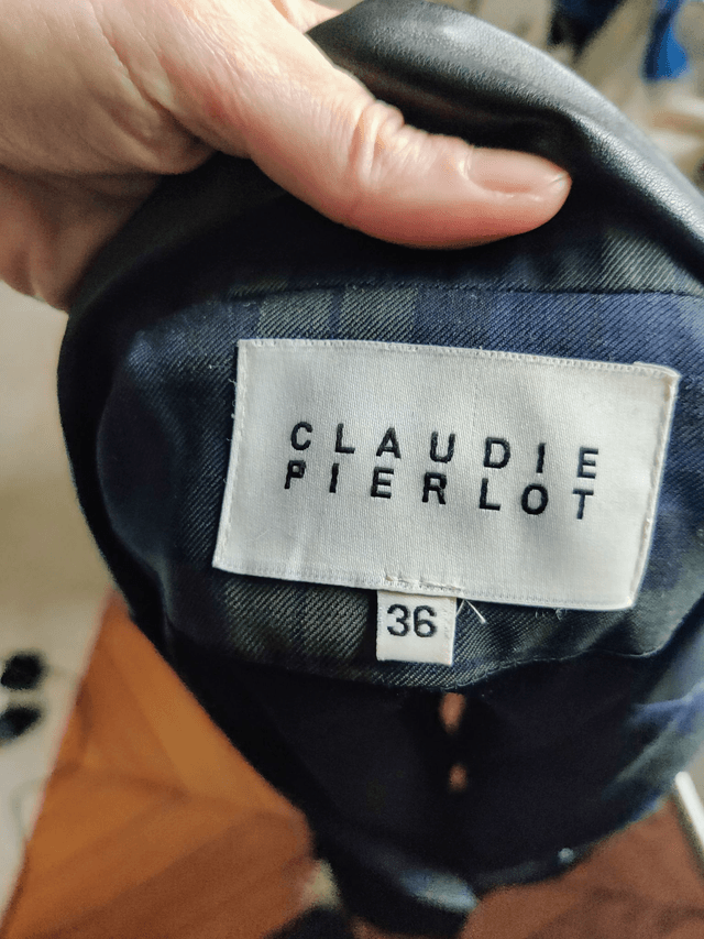Blazer carreaux Claudie Pierlot