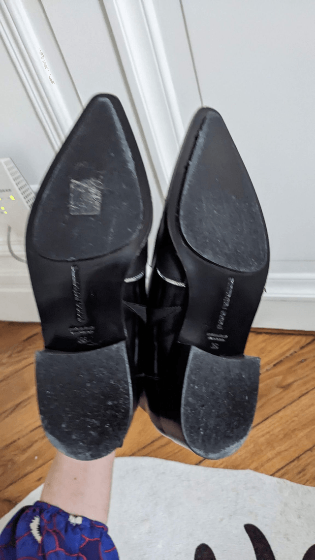 Slippers cuir Paco Rabanne T.36