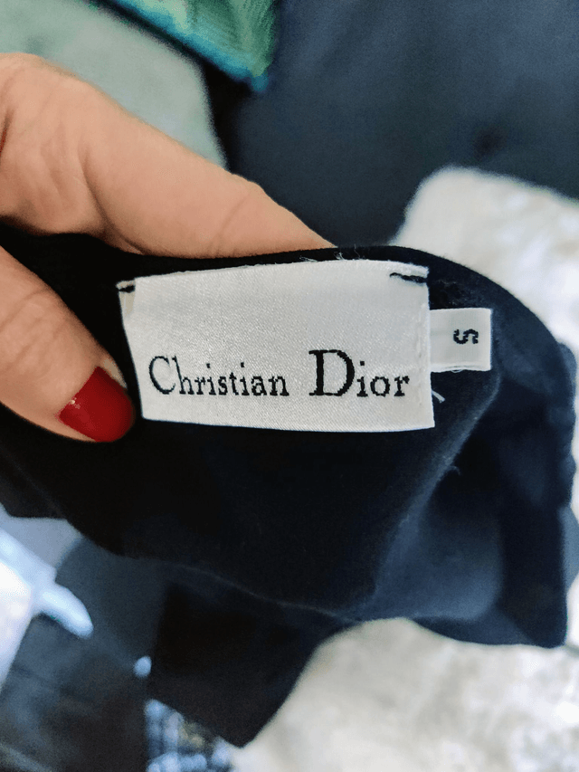 Top brodé Dior