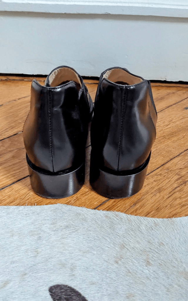 Slippers cuir Paco Rabanne T.36