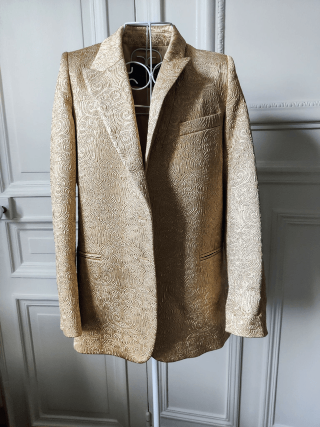 Blazer doré Tara Jarmon T36