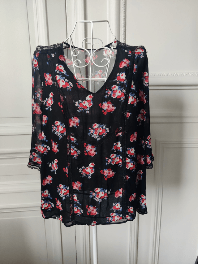 Blouse fleurie Claudie Pierlot