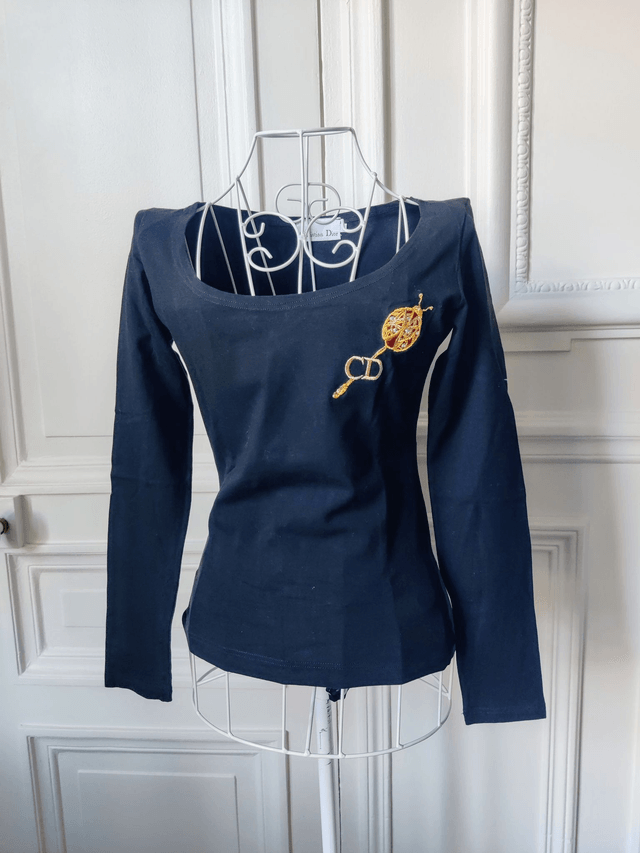 Top brodé Dior