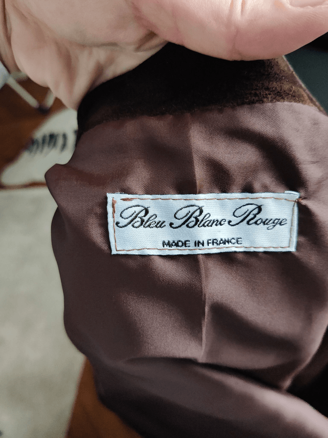 Veste daim franges vintage