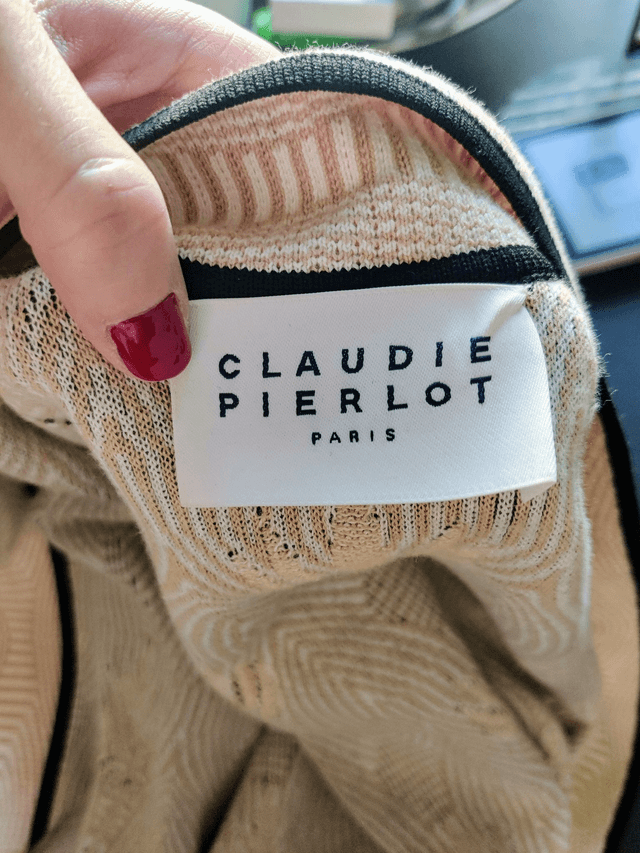 Gilet à nouer Claudie Pierlot