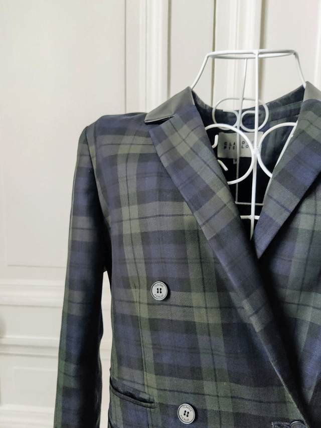 Blazer carreaux Claudie Pierlot